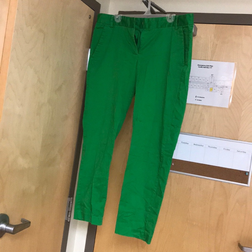 Green slacks